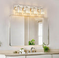 4-Light Crystal Vanity Light