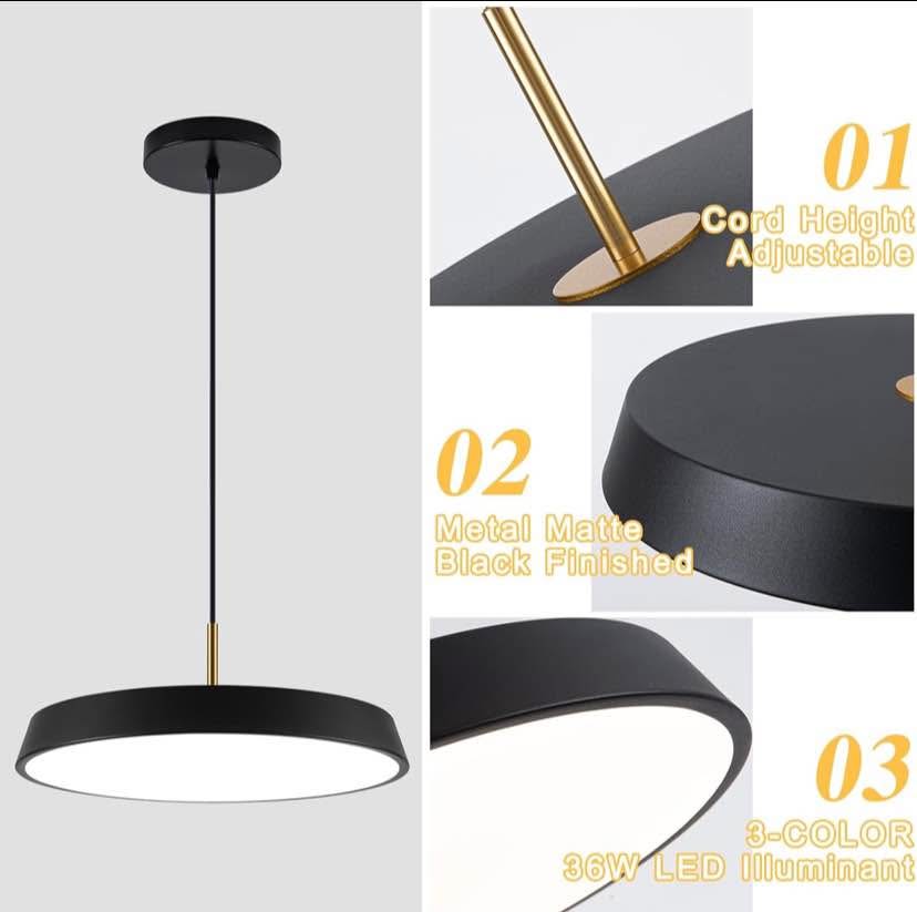 SLEEK LED Pendant with Adjustable Color Temperature
