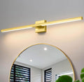 360° Rotatable LED Vanity Light Bar – Brushed Brass