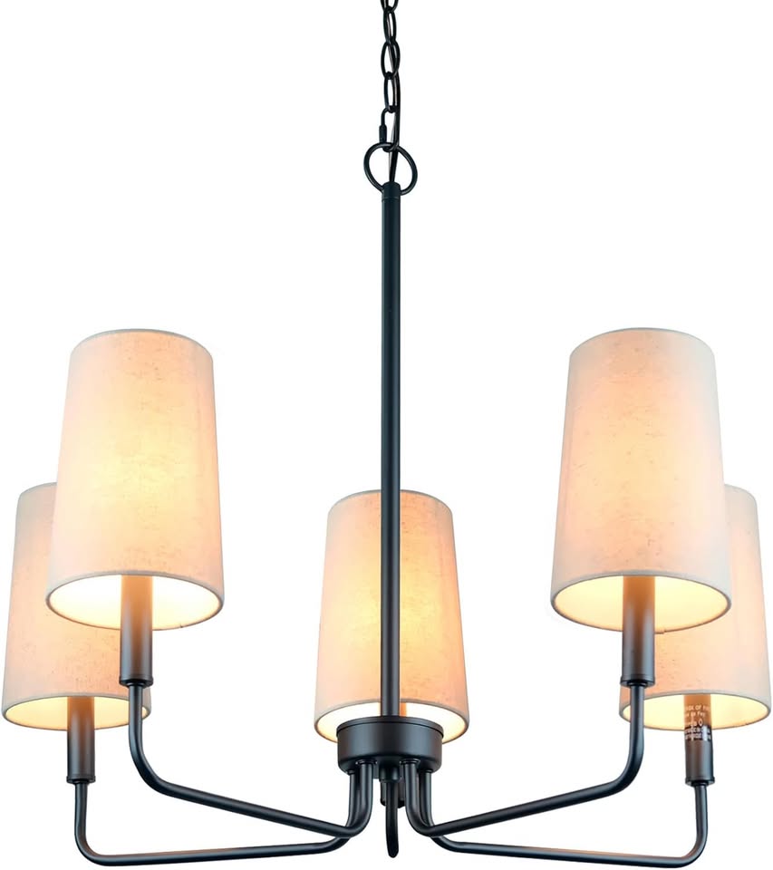 5-Light Farmhouse Chandelier
