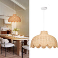 Designer Boho Rattan Pendant Light